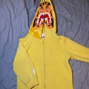 Yellow kids bape sweater